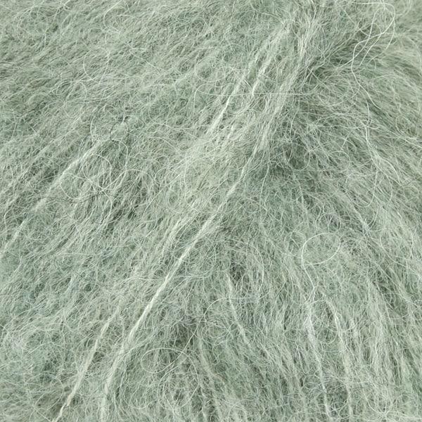 drops brushed alpaca silk garn 21 salvie grøn