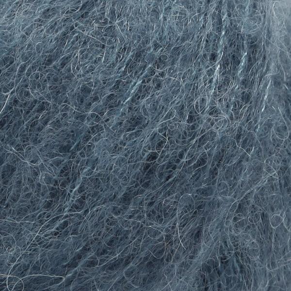 drops brushed alpaca silk garn 25 stålblå