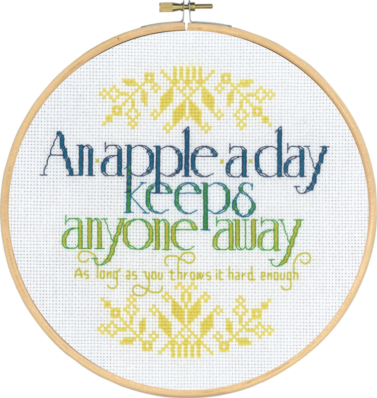 Billede af Broderi Kit - An Apple a day