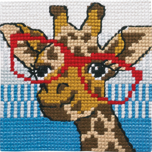 Billede af Broderi Kit - Børnestramaj Giraf