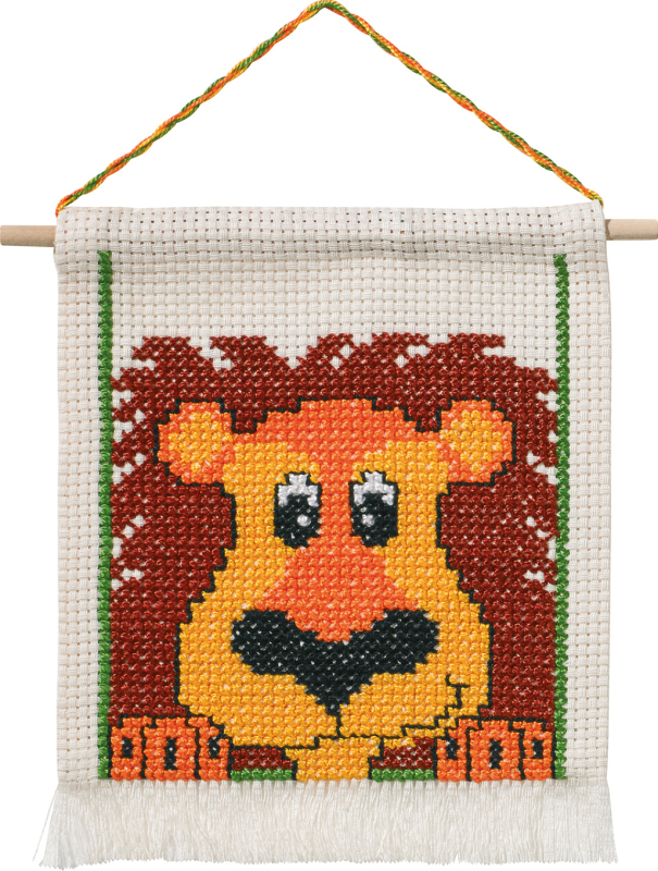 Broderi Kit – My First Kit Løve