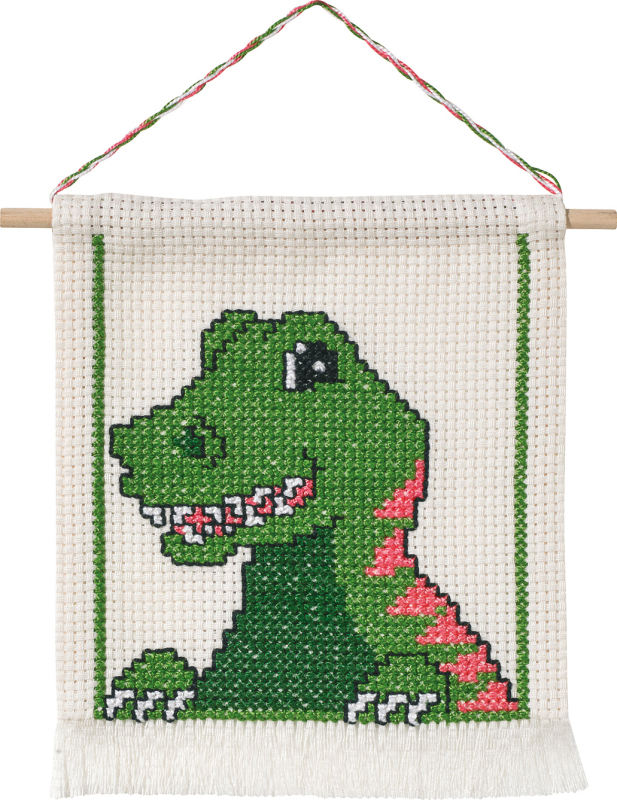 Broderi Kit – My First Kit Dinosaur