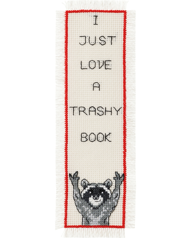 Billede af Broderi Kit - I just love a trashy book