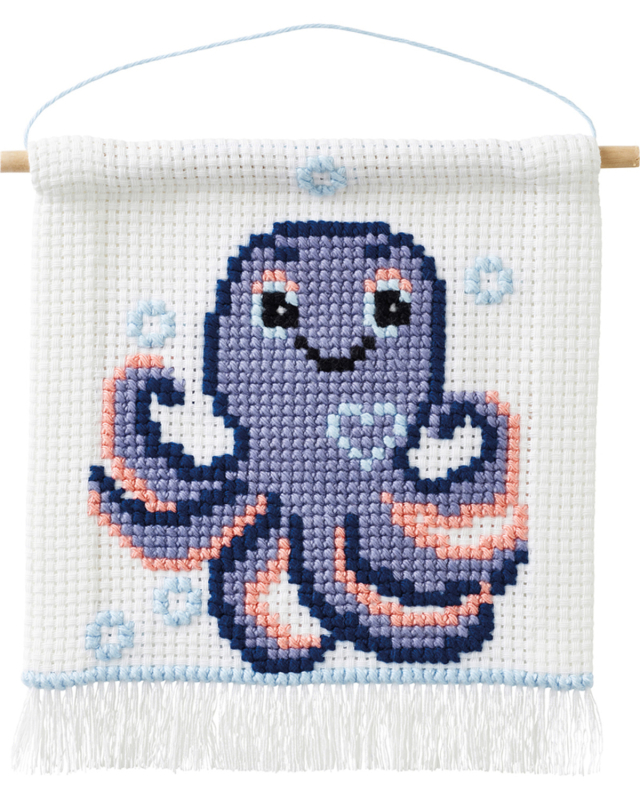 Broderi Kit - Blæksprutte