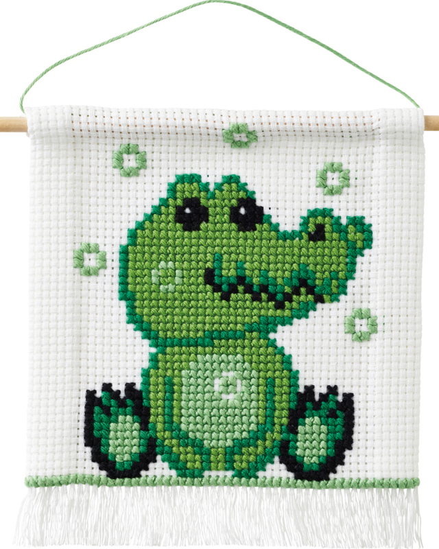 Broderi Kit - krokodille