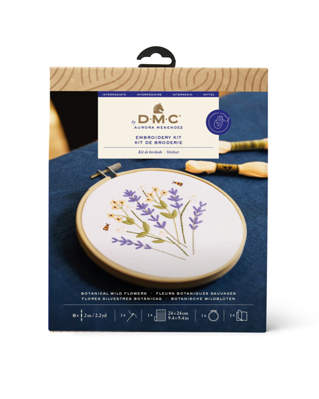BOTANICAL WILD FLOWERS MEDIUM EMBROIDERY