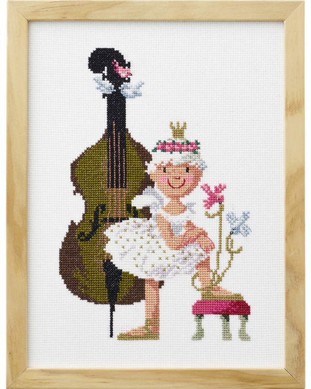 Broderi Kit - Balletpige, Ib Antoni