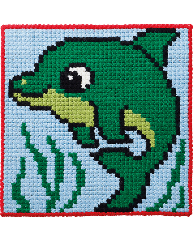 Broderi Kit - Børnestramaj Delfin