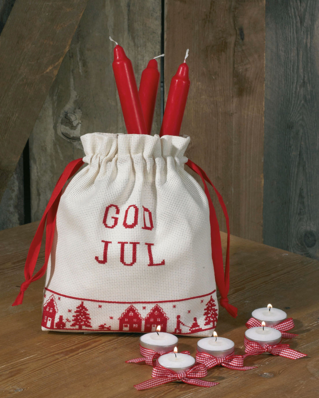 Broderi Kit - Pose God jul