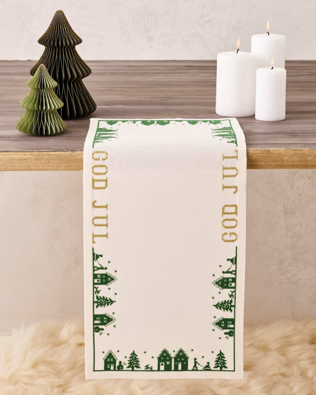 Broderi Kit - Grønne Huse