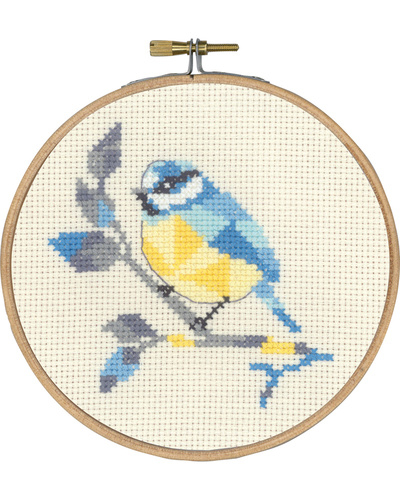 Broderi Kit - Blåmejse