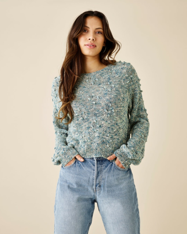 BLUSE MED BOBLER (PDF 25KR)