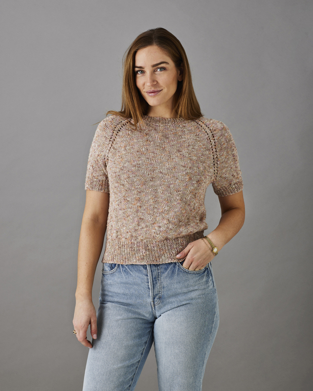 Raglan T-shirt med hulm. effekt (PDF 25KR)